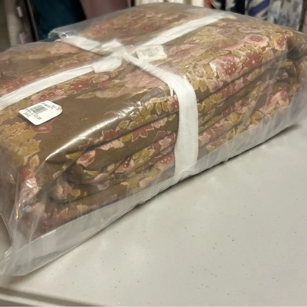 Pottery Barn Sabyasachi Maharani Print Duvet Cover Euro Shams King Cal King NWT